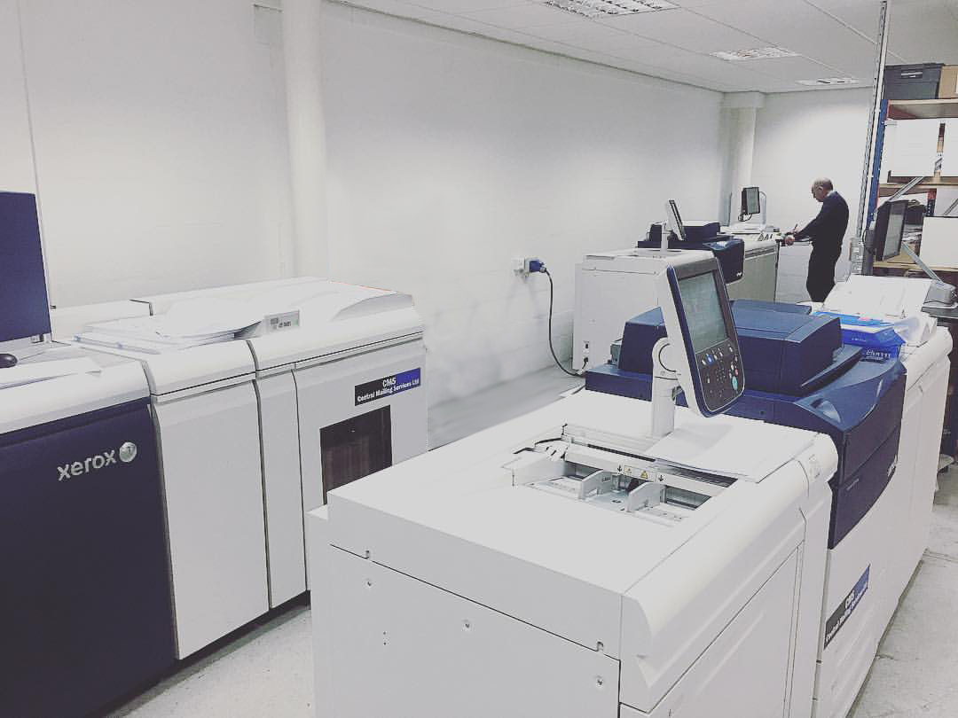 Print Equipment £150k Investment Central Mailing Services